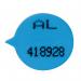 Blue Numbered Roundseals, Pack of 500 401699