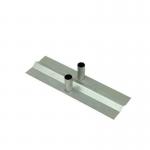 Flat metal foot for crowd control barriers 401808