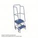 Narrow-aisle 2 Tread Mobilestep, Double Handrail, Pvc Treads. 402594