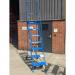 Narrow-aisle 7 Tread Mobilestep, Double Handrail, Metal Treads. 402603