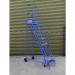 Narrow-aisle 8 Tread Mobilestep, Double Handrail, Pvc Treads. 402606