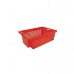 Perforated side stack and nest containers 402648