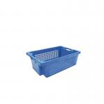 Perforated side stack and nest containers 402650