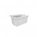 Perforated side stack and nest containers 402654