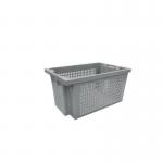 Perforated side stack and nest containers 402657