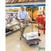 Konga nesting stock trolleys with basket 402707