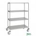 Konga heavy duty high grade stainless steel trolleys 402718