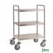 Konga heavy duty high grade stainless steel trolleys, with handles 402720