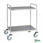 Konga heavy duty high grade stainless steel trolleys, with handles 402726