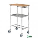 Writing Tablet Trolley With Lower Shelf.