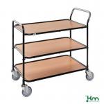 Konga medium duty two & three tier trolleys 402755