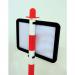 Plastic post and A4 sign holder 402765