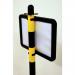 Plastic post and A4 sign holder 402766