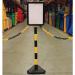 Plastic post and A4 sign holder 402770