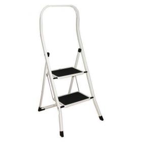 Folding step stools with extended handrail - 2 tread 402790