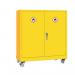 Mobile Dangerous Substance Cabinet Double Door with 3-pointlocking & 1 Adjustable Shelf & 30 l Sump 403260