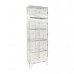 Locker - Wire Mesh 5 Door Nest of 2 D:457 mm 403334