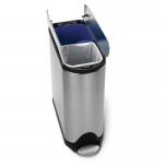 Simplehuman butterfly recycling pedal bin 403391