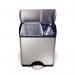 Simplehuman rectangular waste bin/ recycling bin 403392