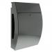 Stainless steel post box with newspaper holder 403761