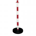 Plastic chain barrier system - Freestanding plastic post 404046