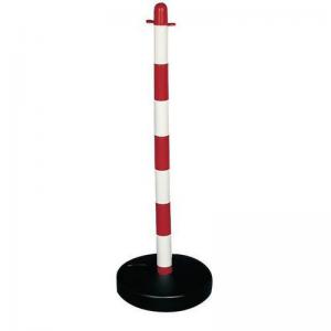 Plastic chain barrier system - Freestanding plastic post 404046
