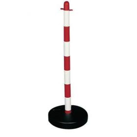 Plastic chain barrier system - Freestanding plastic post 404046