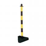 Plastic chain barrier system - Freestanding plastic post 404048