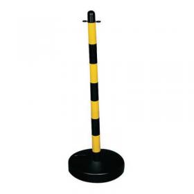 Plastic chain barrier system - Freestanding plastic post 404049