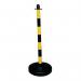 Plastic chain barrier system - Freestanding plastic post 404049