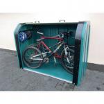 Large roller shutter outdoor storage lockers 404223