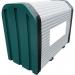 Large roller shutter outdoor storage lockers 404223