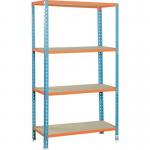 Boltless steel shelving with chipboard shelves - up to 200kg 404238