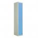 Laminate Door Lockers Light Bluedoor - Wet Area 1800.300.300 - 1 Compartment 404380