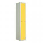 Laminate Door Lockers Yellow Door- Wet Area 1800.300.300 - 1 Compartment 404386