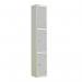 Laminate Door Lockers Light Greydoor - Wet Area 1800.300.300 - 3 Compartment 404402