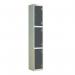 Laminate Door Lockers Dark Greydoor - Wet Area 1800.300.300 - 3 Compartment 404403