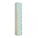 Laminate Door Lockers Light Greendoor - Wet Area 1800.300.300 - 4 Compartment 404411