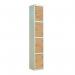 Laminate Door Lockers Oak Door- Wet Area 1800.300.300 - 4 Compartment 404414