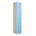 Laminate Door Lockers Light Bluedoor - Wet Area 1800.300.450 - 1 Compartment 404430