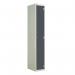 Laminate Door Lockers Dark Greydoor - Wet Area 1800.300.450 - 1 Compartment 404433