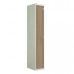 Laminate Door Lockers Oak Door- Wet Area 1800.300.450 - 1 Compartment 404434