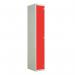 Laminate Door Lockers Red Door- Wet Area 1800.300.450 - 1 Compartment 404435