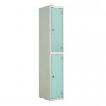 Laminate Door Lockers Light Greendoor - Wet Area 1800.300.450 - 2 Compartment 404441