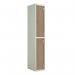 Laminate Door Lockers Oak Door- Wet Area 1800.300.450 - 2 Compartment 404444