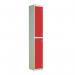 Laminate Door Lockers Red Door- Wet Area 1800.300.450 - 2 Compartment 404445