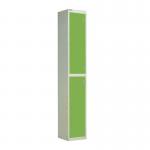 Laminate Door Lockers Green Door- Wet Area 1800.300.450 - 2 Compartment 404447