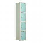Laminate Door Lockers Light Greendoor - Wet Area 1800.300.450 - 4 Compartment 404461