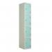 Laminate Door Lockers Light Greendoor - Wet Area 1800.300.450 - 4 Compartment 404461