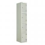 Laminate Door Lockers Light Greydoor - Wet Area 1800.300.450 - 4 Compartment 404462